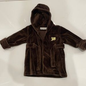 Juicy Couture baby unisex Brown robe 0-24 months